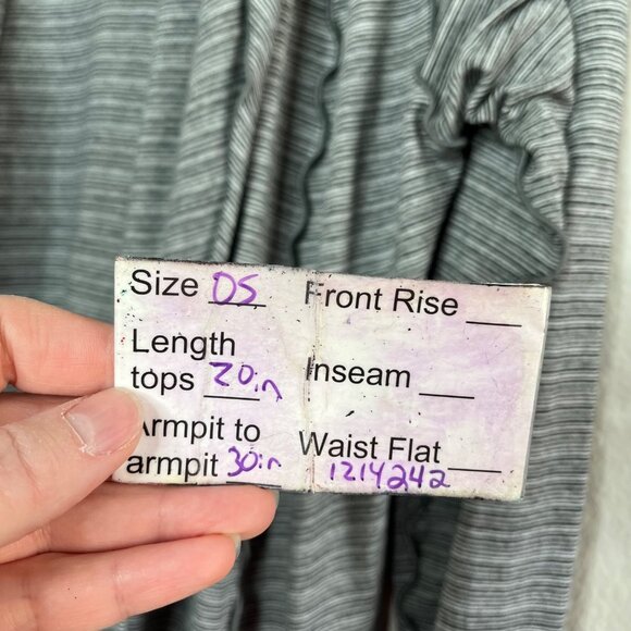 Angelrox women’s Striped Gray Cardigan OS Draped Open Front lagenlook - Picture 10 of 10